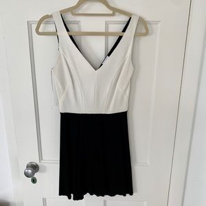 Black and white dress